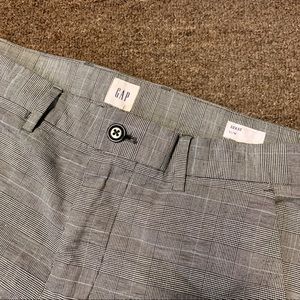 Gap Gray Plaid Chinos